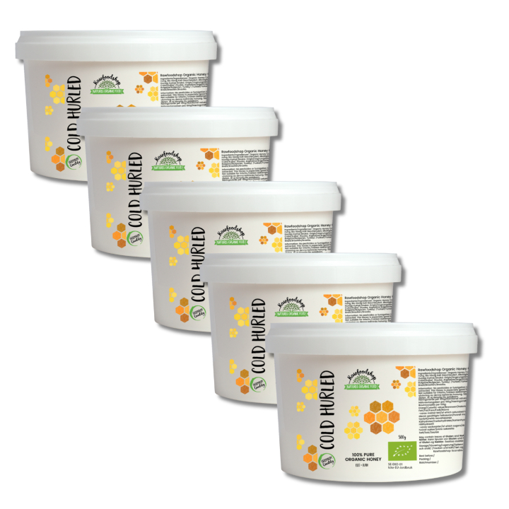 Honning Koldrørt ØKO 500g x 5 pakker i gruppen Råvarer & Drikke / Bagning / Sødning / Honning hos Rawfoodshop Scandinavia AB (RSOT350393E5-SET5)