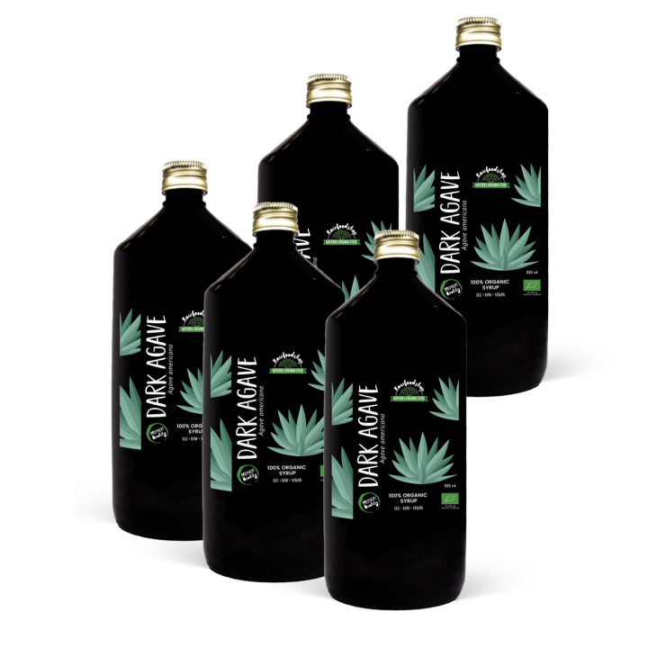 Agavesirup Mørk ØKO 1000ml x 5 flasker i gruppen Råvarer & Drikke / Bagning / Sirup hos Rawfoodshop Scandinavia AB (RSOT500300E1-SET5)