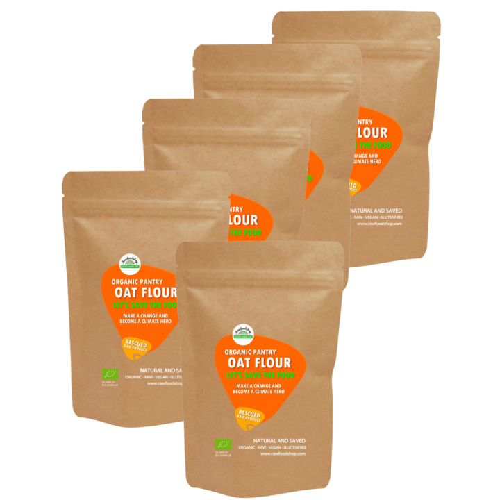 Havremel Glutenfri ØKO 1kg x 5 pakker i gruppen Råvarer & Drikke / Bagning / Mel hos Rawfoodshop Scandinavia AB (SF45798101000SET)