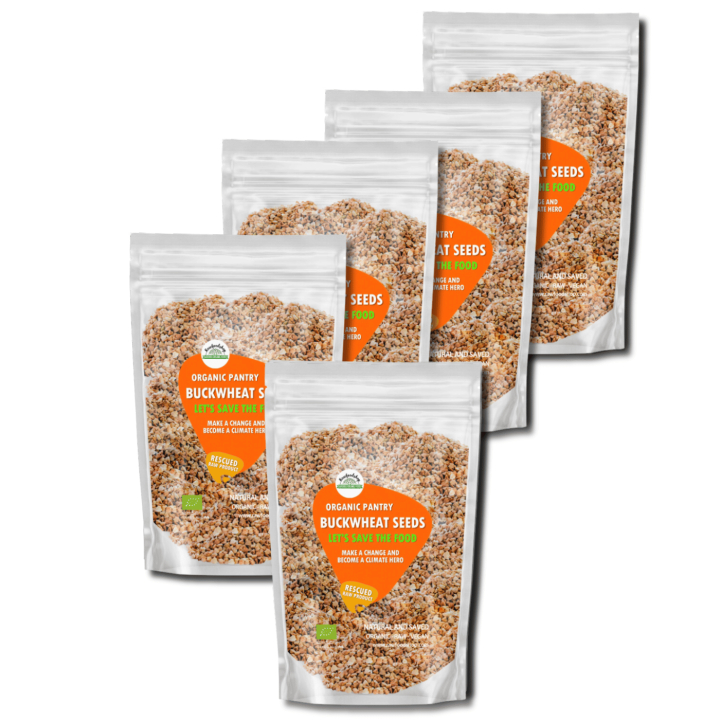 Boghvede ØKO 1kg x 5 pakker i gruppen Råvarer & Drikke / Helsekost / Frø hos Rawfoodshop Scandinavia AB (SF500048E1SET)