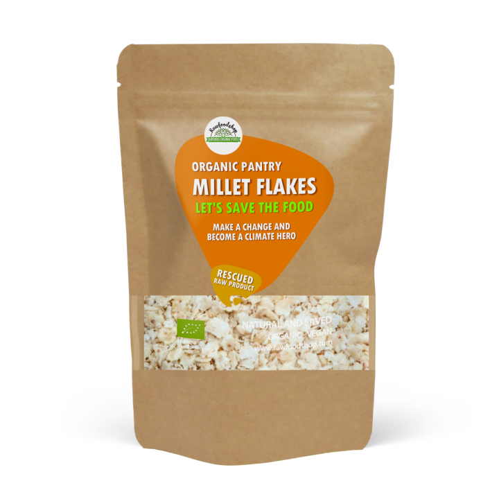 Hirseflakes ØKO 1kg i gruppen Råvarer & Drikke / Bagning / Gryn & Flager hos Rawfoodshop Scandinavia AB (SFRAW006644001)