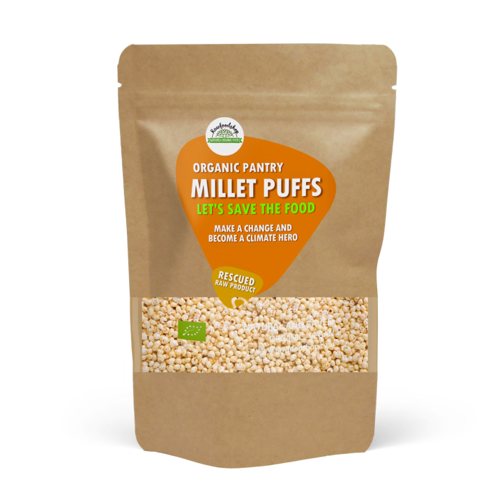 Puffet Hirse ØKO 500g i gruppen OUTLET 20-80% / Bagning 20-50% / Bagning 40% hos Rawfoodshop Scandinavia AB (SFRAW988909071)