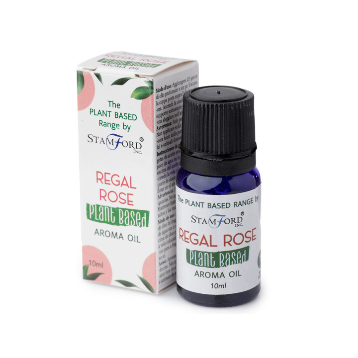 Aromaolie Plantebaseret Regal Rose 10ml i gruppen Hjem & Sjæl / Ritual & Ceremoni / Røgelse, Lys og Dufte hos Rawfoodshop Scandinavia AB (SPBAO-10)