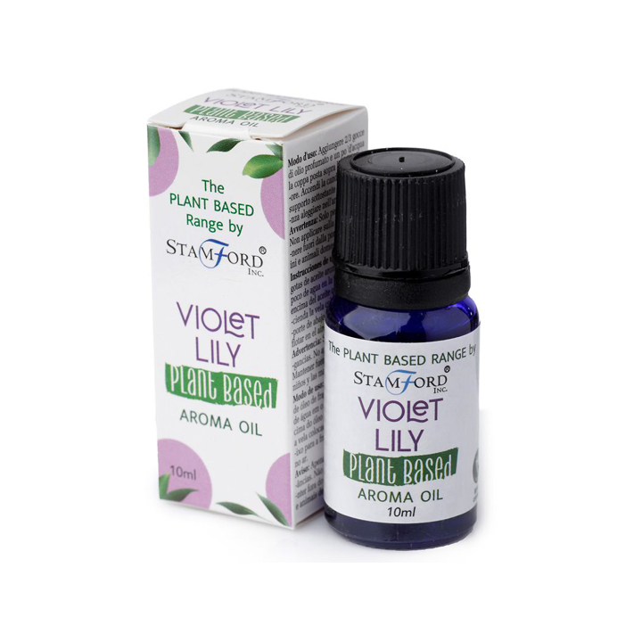 Aromaolie Plantebaseret Violet Lilly 10ml i gruppen Hjem & Sjæl / Ritual & Ceremoni / Røgelse, Lys og Dufte hos Rawfoodshop Scandinavia AB (SPBAO-12)