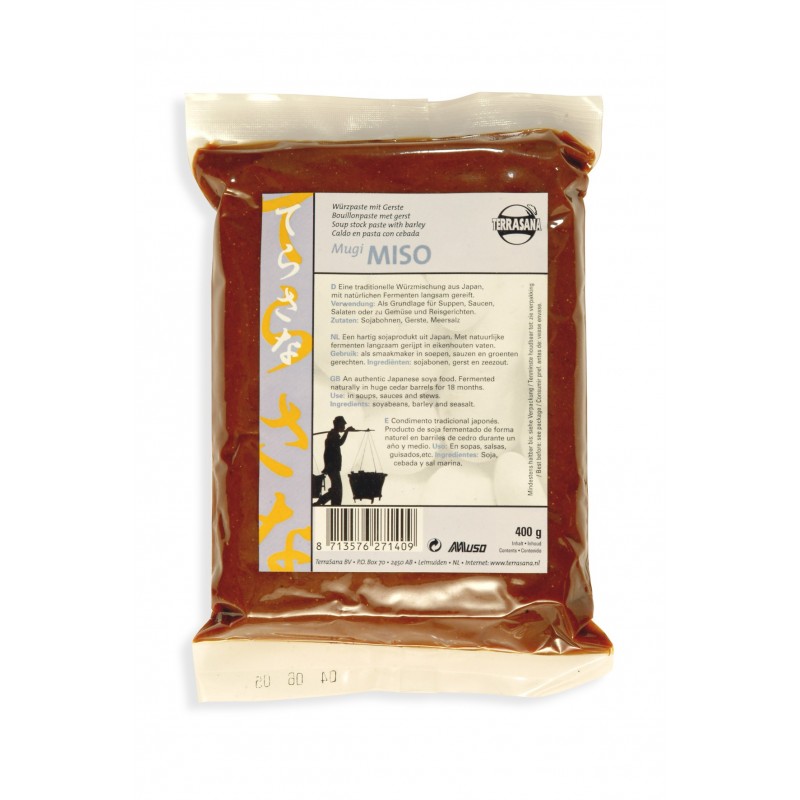 Miso Mugi 400g i gruppen Råvarer & Drikke / Spisekammer / Bouillon & Miso hos Rawfoodshop Scandinavia AB (TERRMUGI38542754)