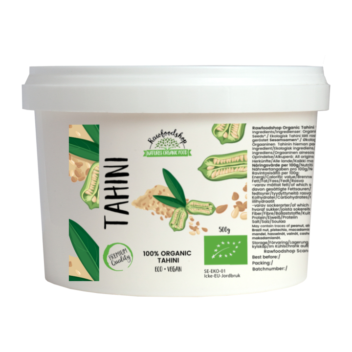 Tahini ØKO 500g i gruppen Råvarer & Drikke / Spisekammer / Smagssætning / Paste & Chutney hos Rawfoodshop Scandinavia AB (ZFN0235500)