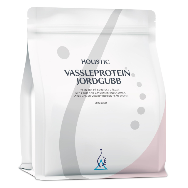 Holistic Valleprotein Jordbær 750g