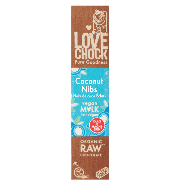 Coconut Nibs Chokolade RAW ØKO 40g