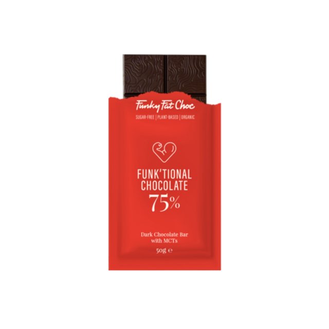 Funky Fat Foods Mørk Chokolade 50g