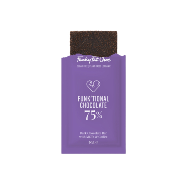 Funky Fat Foods Chokolade Kaffe 50g