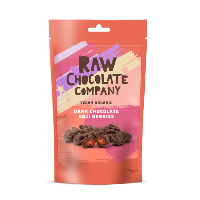 Dark Chocolate Goji Berries RAW ØKO 125g