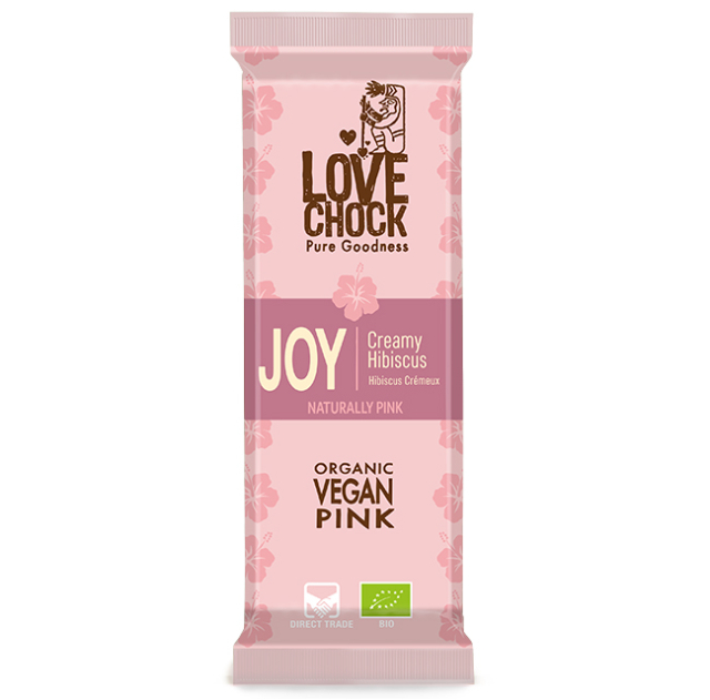 Joy Chokolade Cremet Hibiscus ØKO 35g