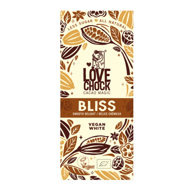 Bliss Vegansk Hvid Chokolade ØKO 70g