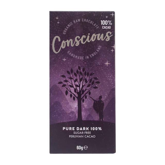 Pure Dark 100% Kakao Chocolate Bar ØKO 60g