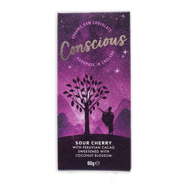 Sour Cherry Chocolate Bar ØKO 60g