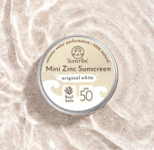 Suntribe All Natural Mini Zinc Sunscreen Face & Sport SPF50 Original White 15g