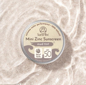Suntribe All Natural Mini Zinc Sunscreen Face & Sport SPF50 Mud Tint 15g