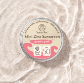 Suntribe All Natural Mini Zinc Sunscreen Face & Sport SPF50 Pretty Pink 15g